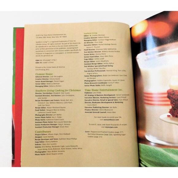 Southern Living Cooking For Christmas 2012 Recipes Holiday Entertaining Hardback - Picture 4 of 9
